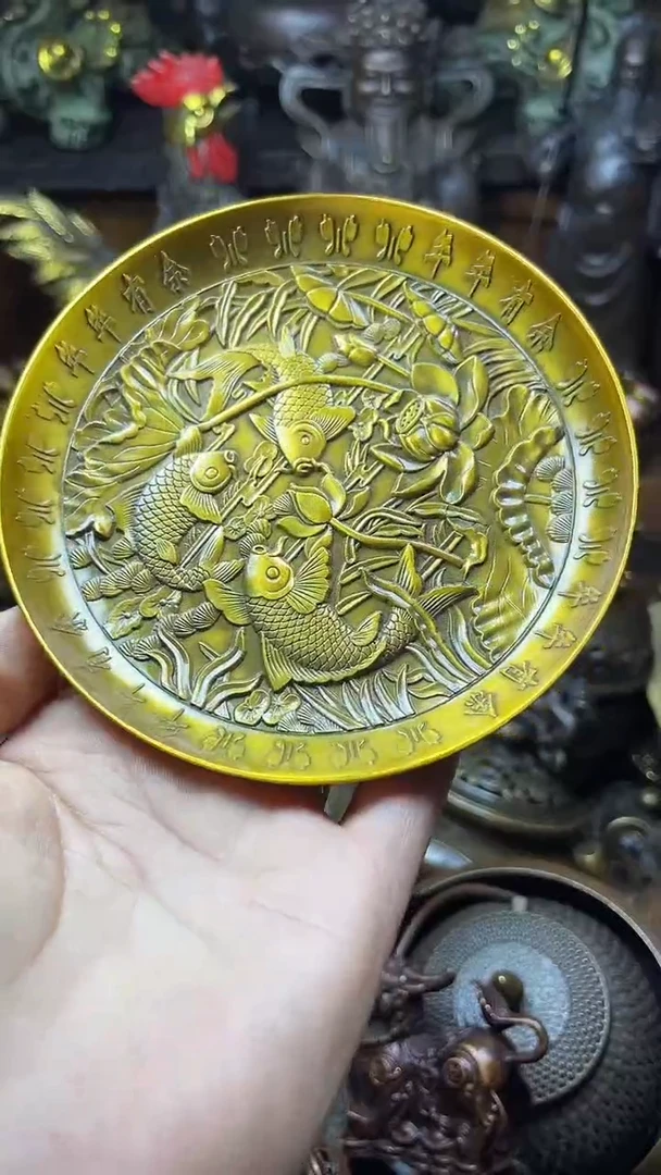 闪购链接，点击下单，有运费险，铜摆件