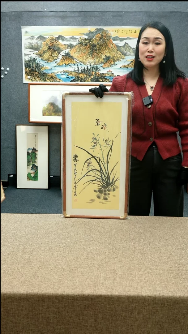 【闪购商品】国画33*66夏寒老师花鸟