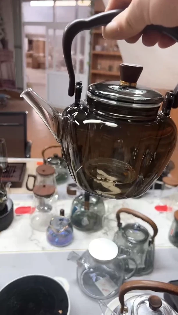 高硼硅玻璃泡茶壶