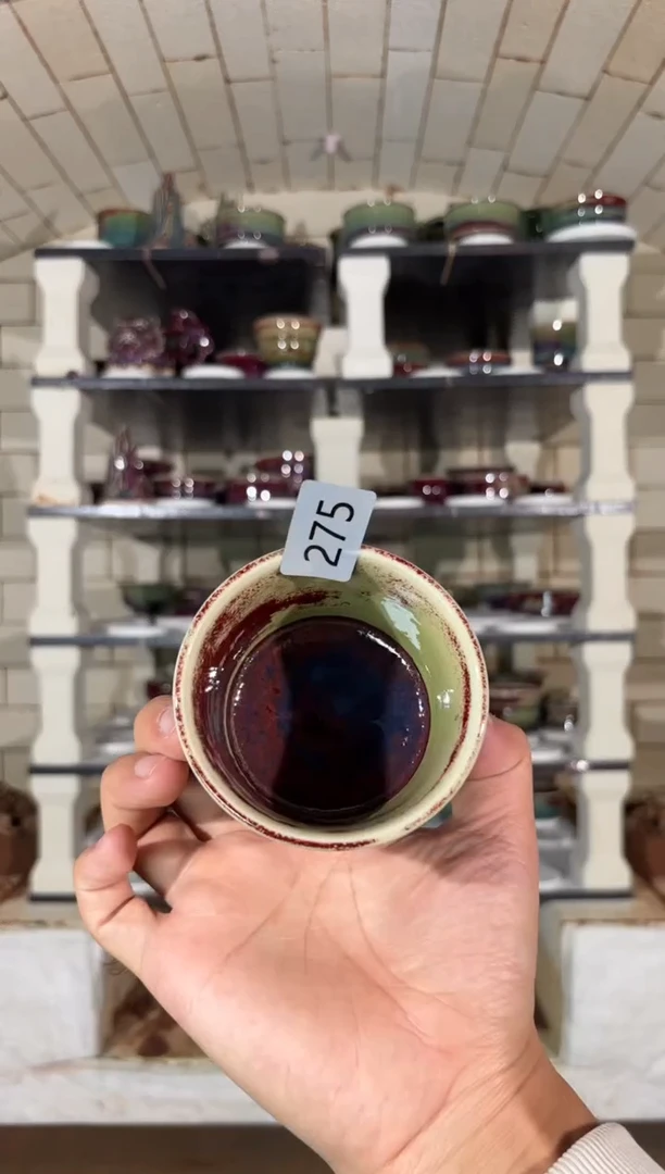 摆件精品窑变钧瓷茶器