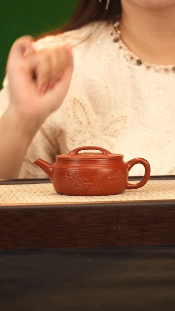茶壶紫砂ss0520029766双线汉瓦 红皮龙