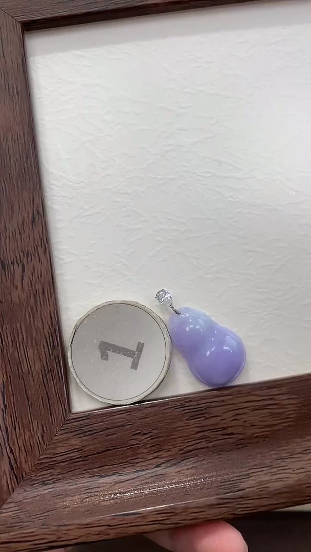 颈饰18K金镶嵌翡翠天然缅甸a货翡翠(多样性发其一