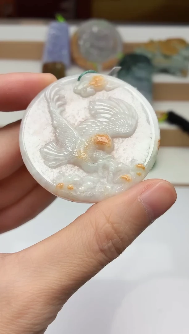 颈饰未镶嵌翡翠牌子