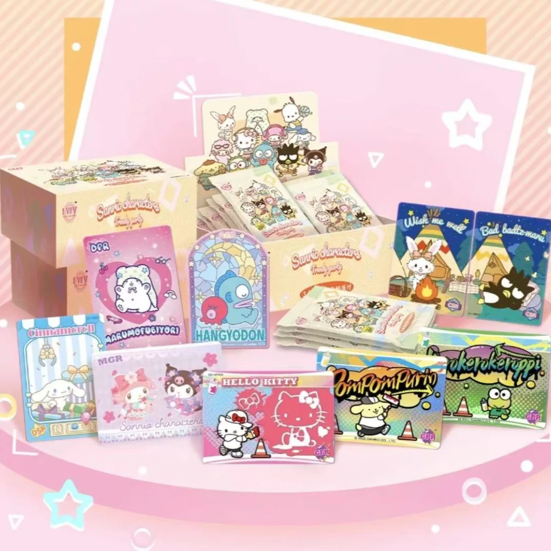 【吃吃】一起玩儿三丽鸥超酷派对收藏卡畅享包潮玩卡牌盲盒代拆