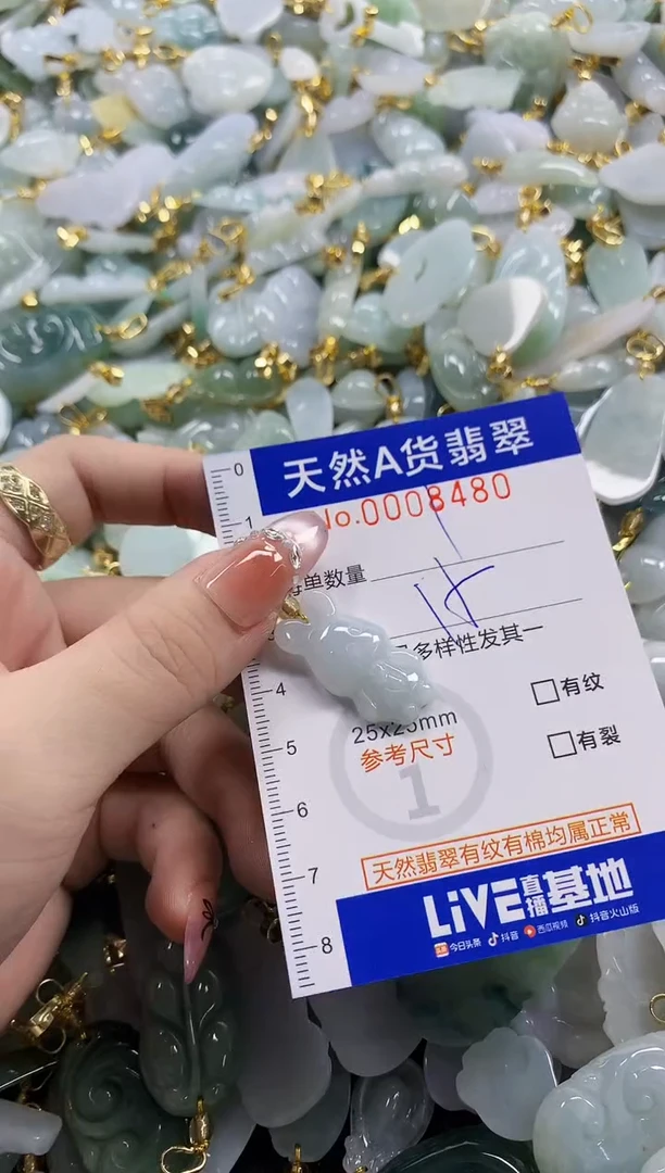 颈饰未镶嵌翡翠天然A货翡翠