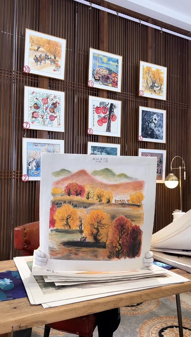 版画耿玉琨名章限量版画S