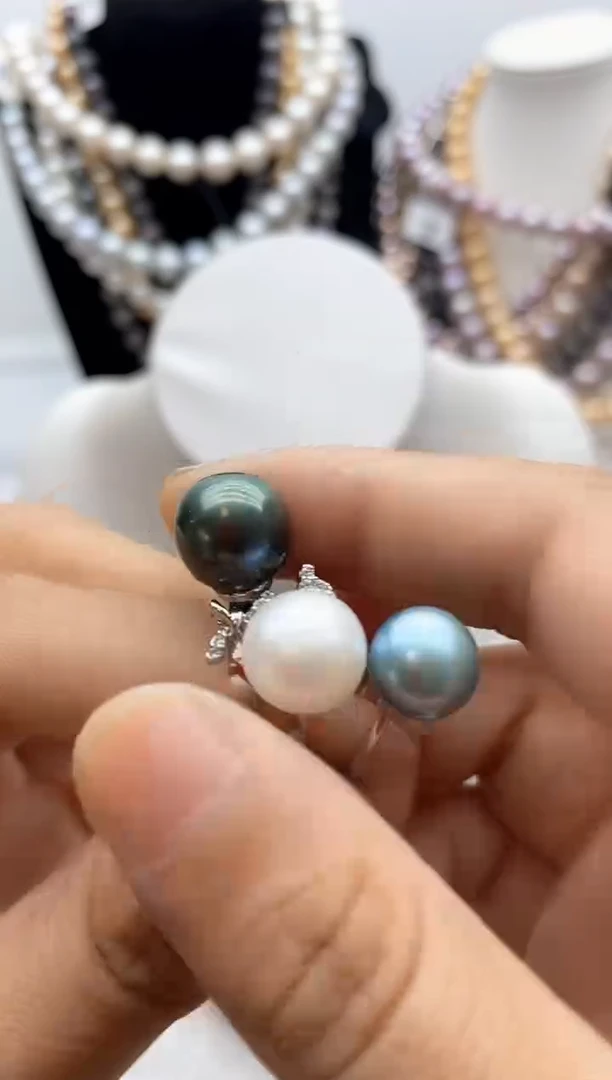 淡水珍珠钛钢颈饰79