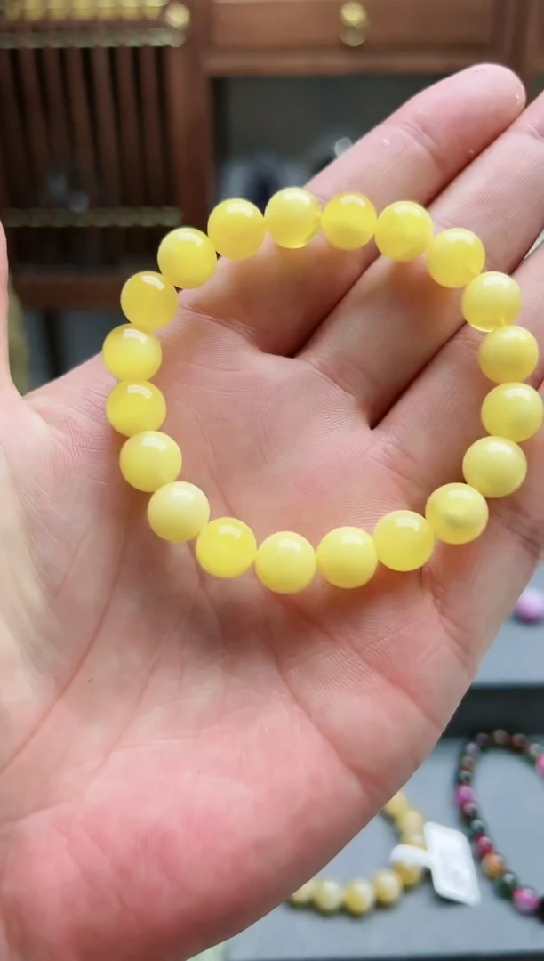 【闪购商品】蜜蜡裸石未镶嵌蜜蜡手串*1 YX