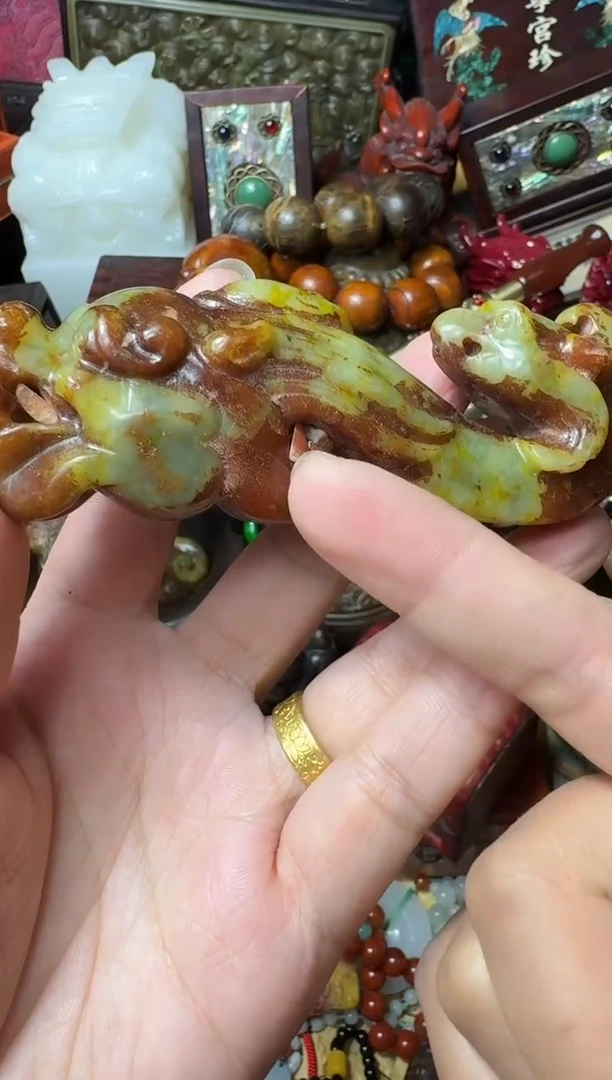 未镶嵌和田玉（糖玉）摆件主播推荐：一物一拍，讲解为准！