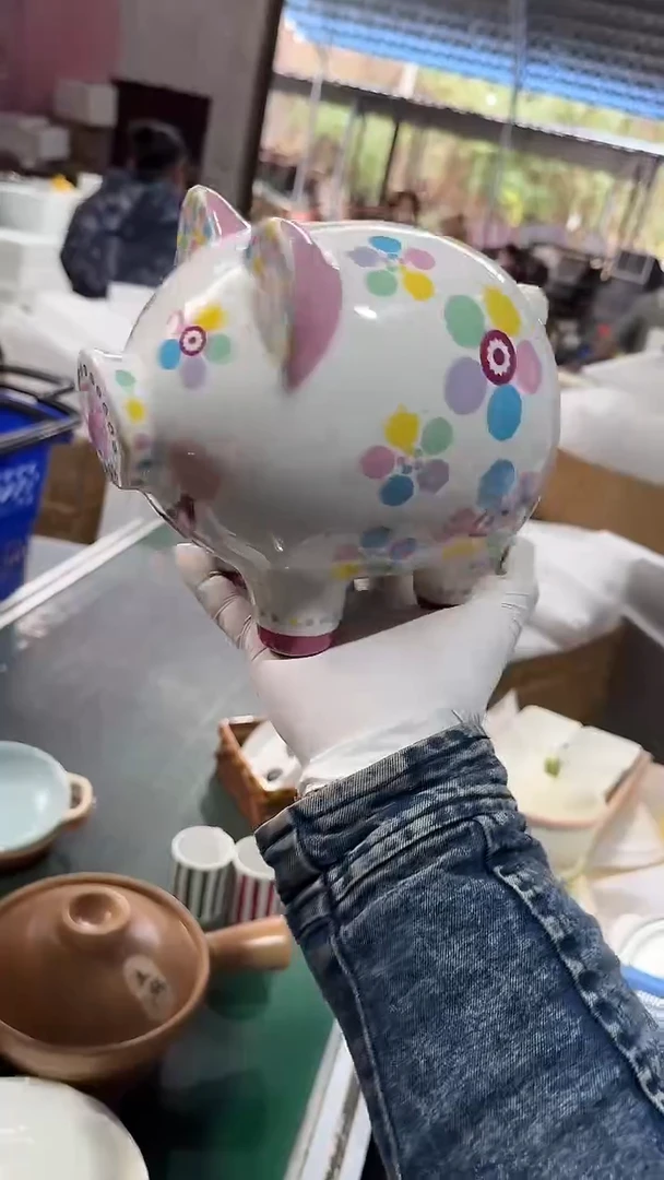 陶瓷存钱罐 微瑕凑满20元包邮