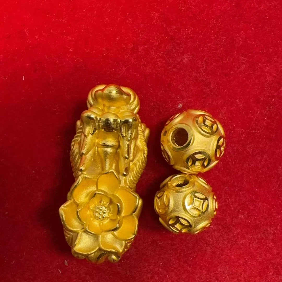 6.47g足金999貔貅金珠2