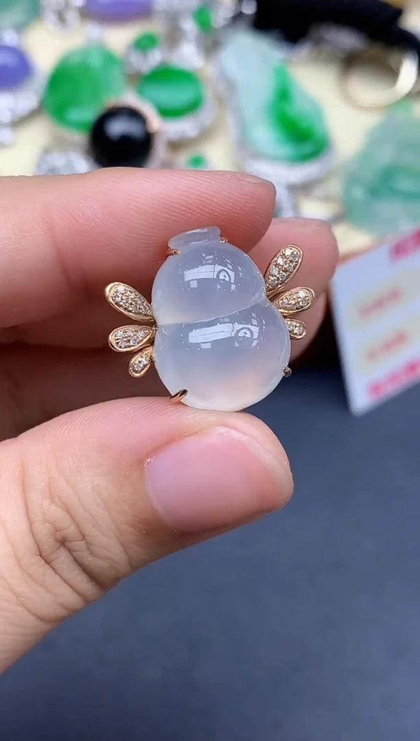 18K金镶嵌戒指翡翠472-中国好珍宝