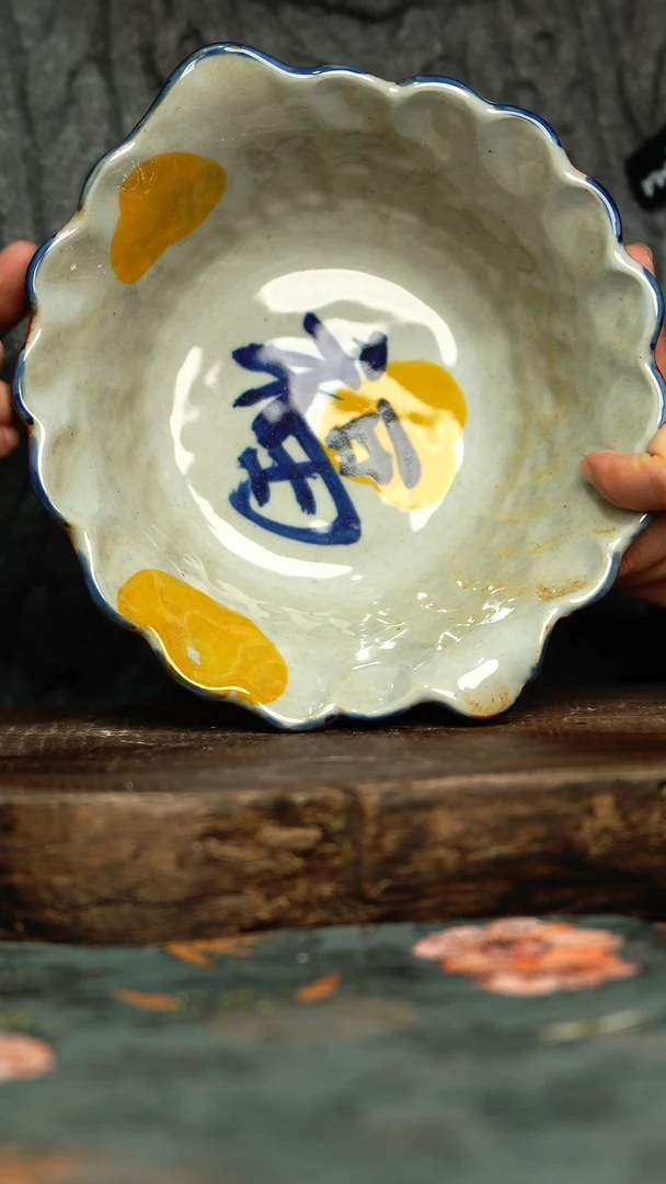 【闪购商品】杯釉下彩手工手绘同款陶器