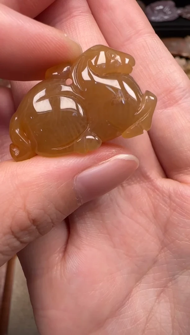 硅化珊瑚（珊瑚玉）未镶嵌颈饰634