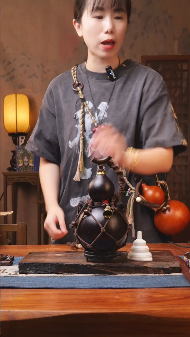 1439号精品大漆葫芦防腐防渗装水茶酒