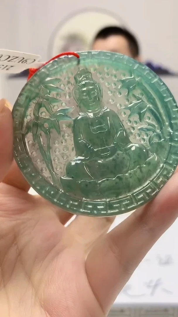 【闪购商品】定制翡翠未镶嵌4812ms-毛货135观音