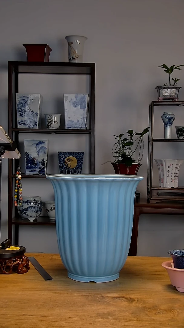 景德镇手工陶瓷花盆