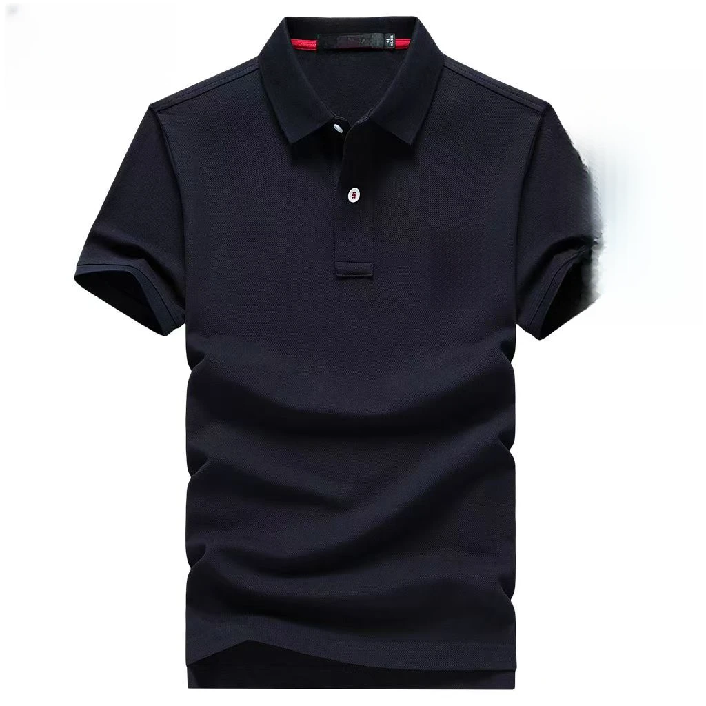 3号401-600男装polo休闲夏季纯色商务男士纯棉时尚百搭半袖纯色