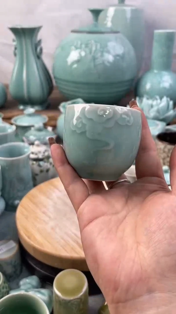 【闪购商品】特价福利 微瑕 慧仙青瓷