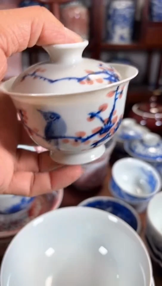 杯五彩瓷器杯子瓷器杯子暇