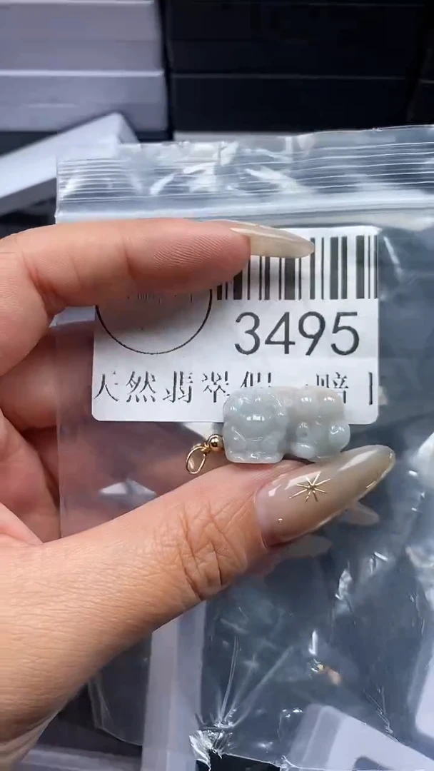 颈饰未镶嵌翡翠3495