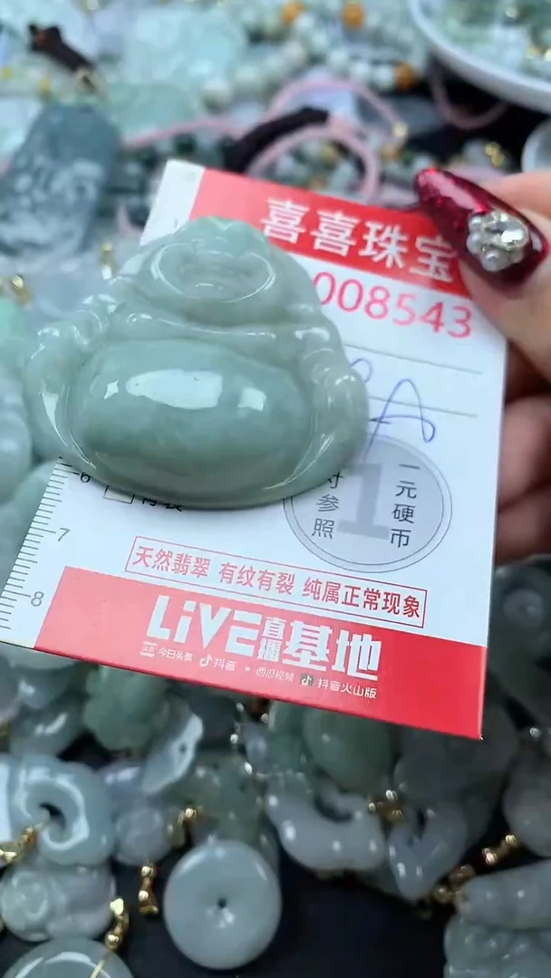 吊坠(不含链)未镶嵌翡翠8543