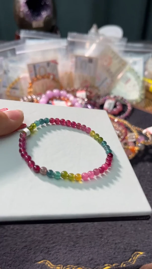 【闪购商品】碧玺手链未镶嵌38多样性发其一/4+