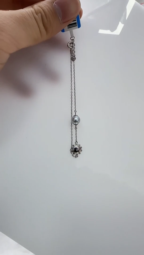 【闪购商品】海水珍珠DA银S925镶嵌手链7 c302
