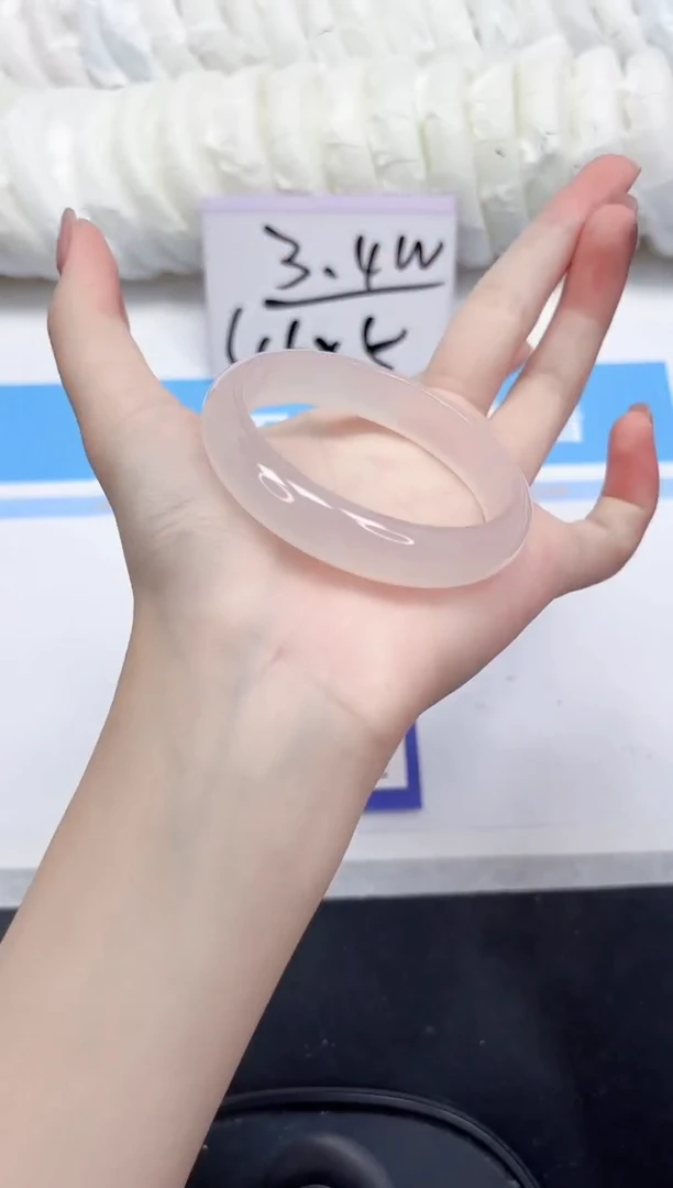 未镶嵌手镯石英质玉153-54-送女友