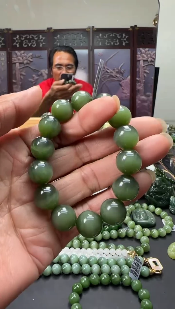 未镶嵌和田玉珠宝奇石手串