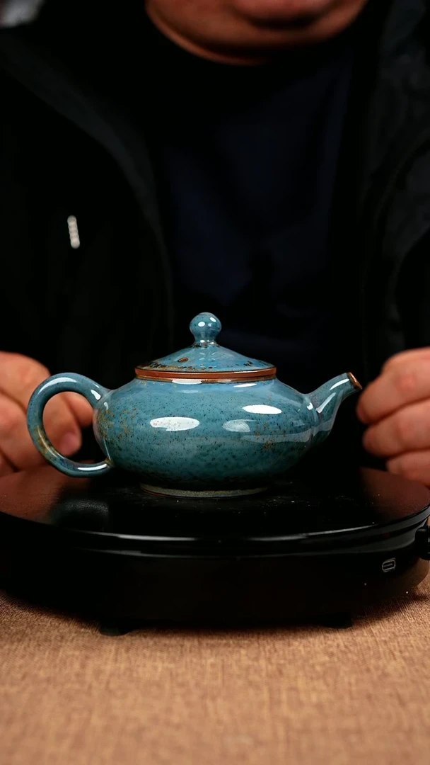 【闪购商品】512#国工一级品原矿钧瓷炉钧釉如意壶
