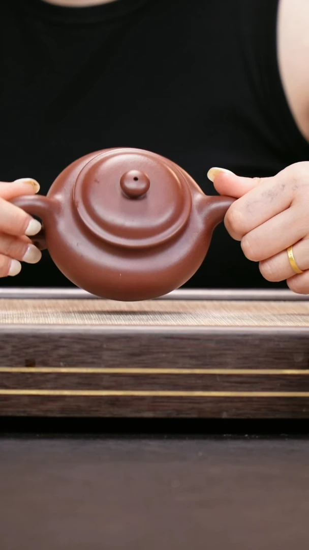 茶壶紫砂云根老紫泥  仿古