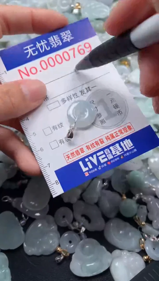 颈饰未镶嵌翡翠769