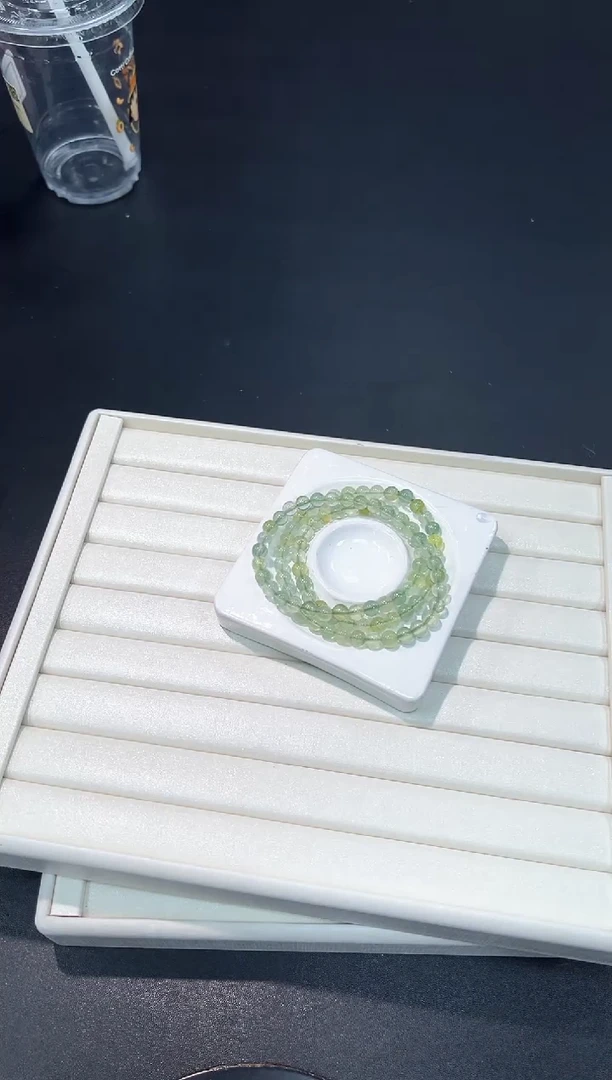 未镶嵌琥珀（花珀）手链9O多样性发其一【1条】默认微瑕