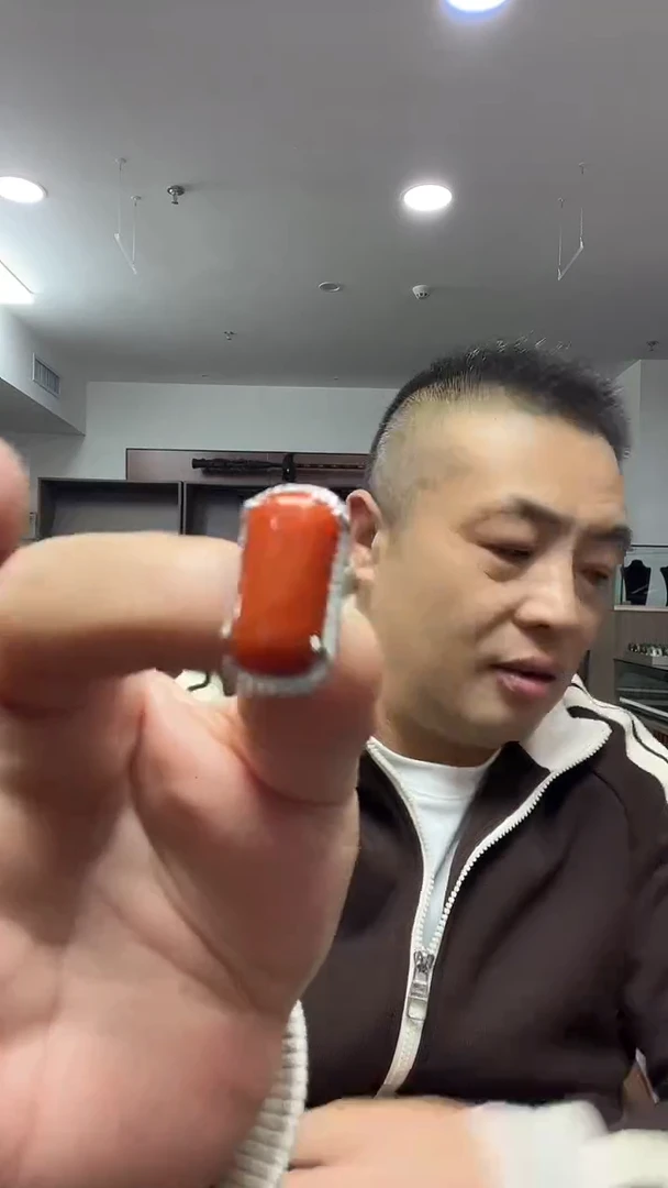 未镶嵌南红玛瑙戒指多样性发货其中发一