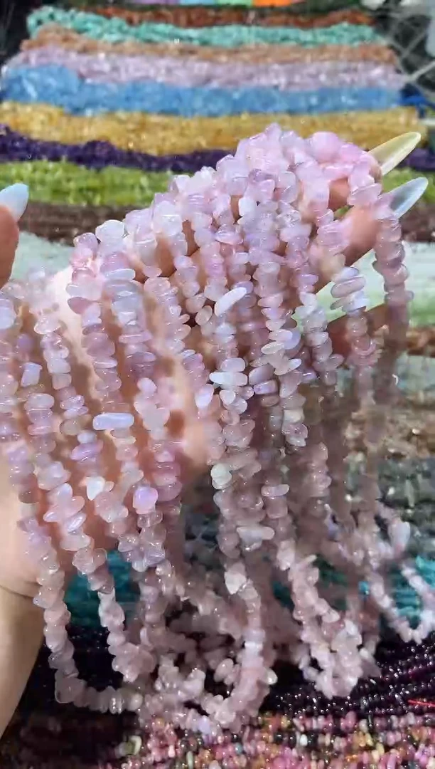 水晶珠宝半成品未镶嵌紫马粉