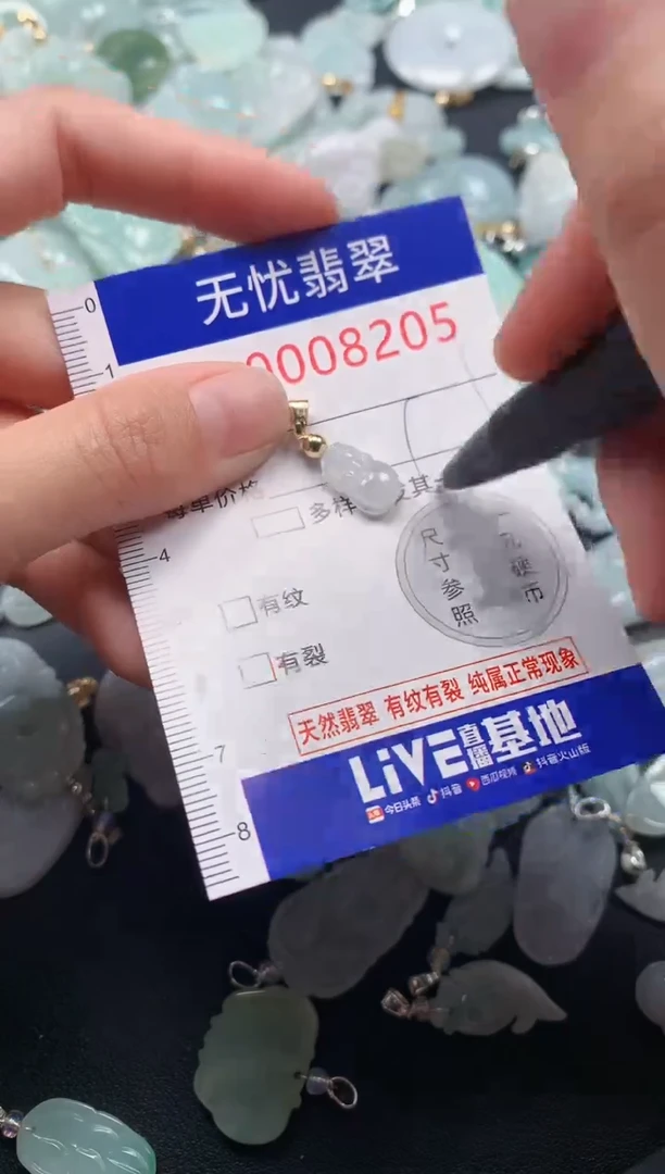 颈饰未镶嵌翡翠8205