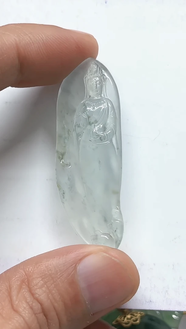 【闪购商品】翡翠颈饰未镶嵌天然缅甸A货翡翠吊坠