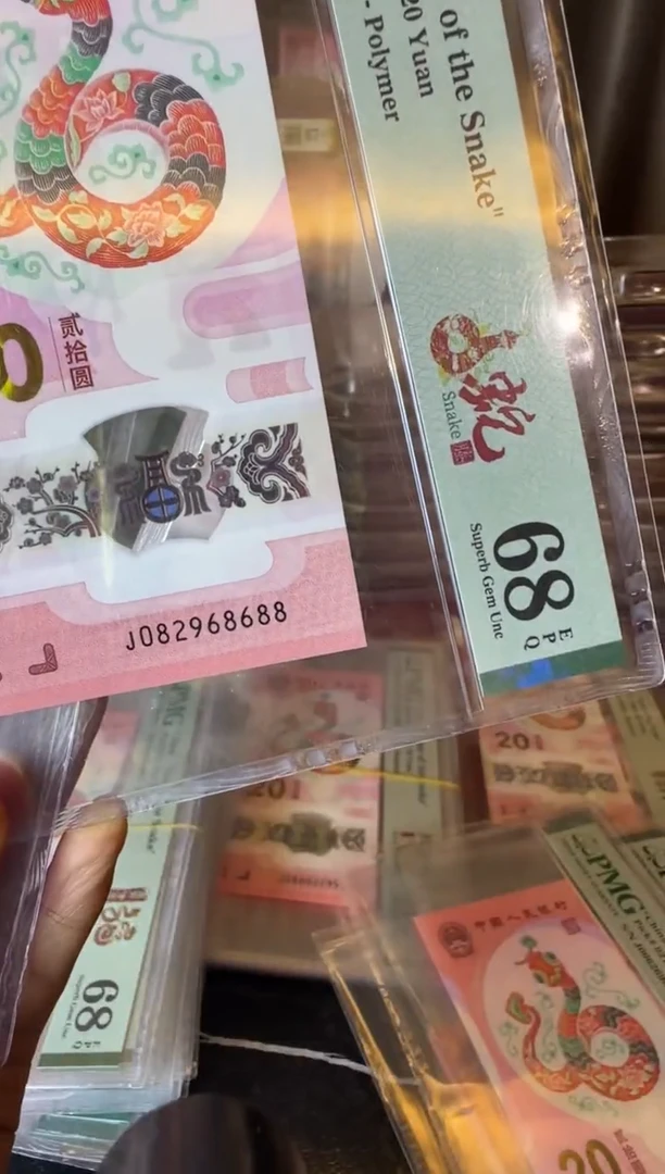 塑料2025 蛇钞  单张  082968688