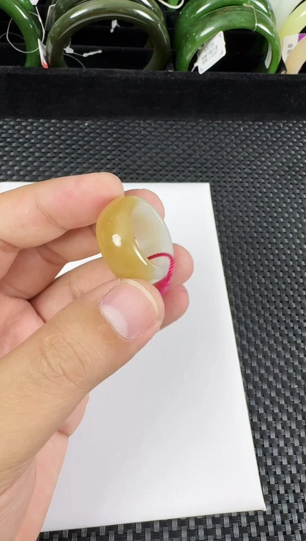 【闪购商品】和田玉戒圈未镶嵌约18MM