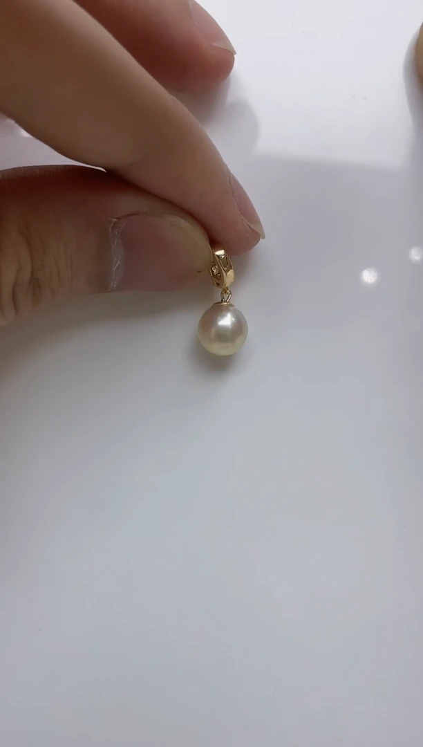 颈饰银S925镶嵌海水珍珠