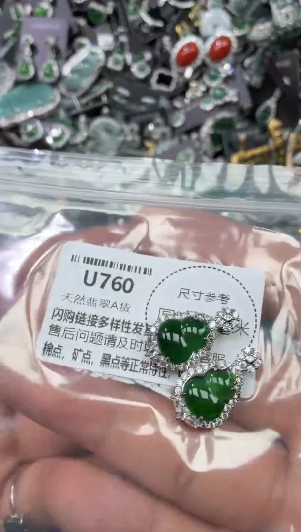 翡翠未镶嵌颈饰U760多样性发其一