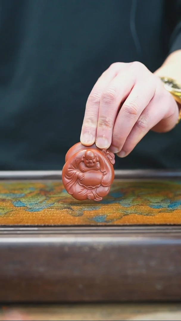 【闪购商品】紫砂茶杯2.18  紫砂  小佛