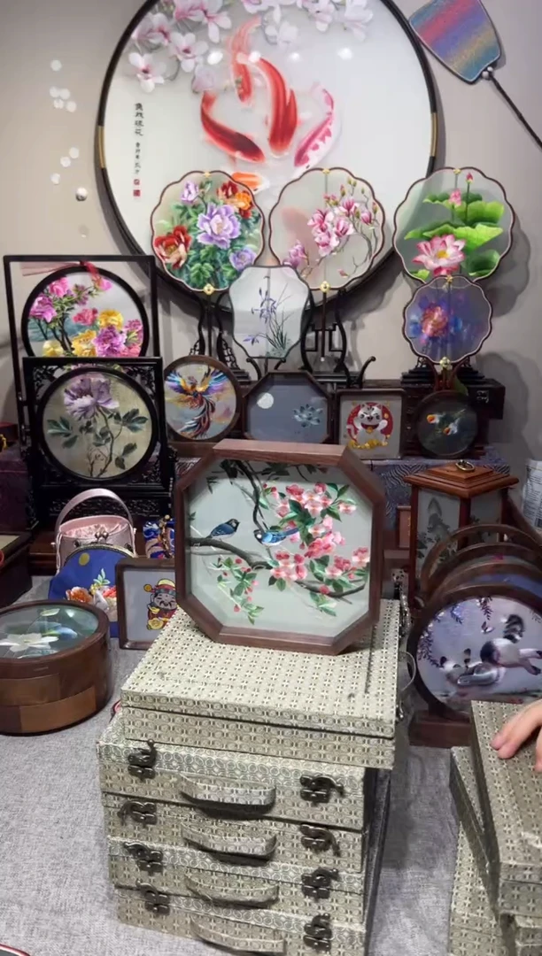 织绣纯手工苏绣双面绣