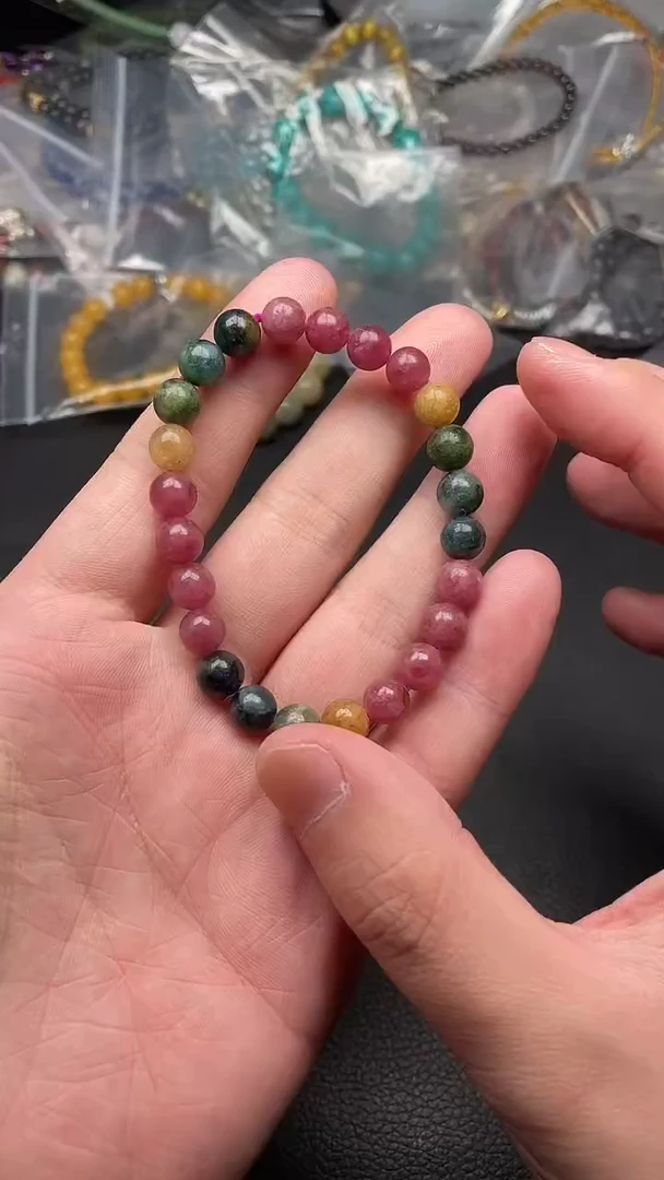 未镶嵌手串碧玺多样性发货拍一发一