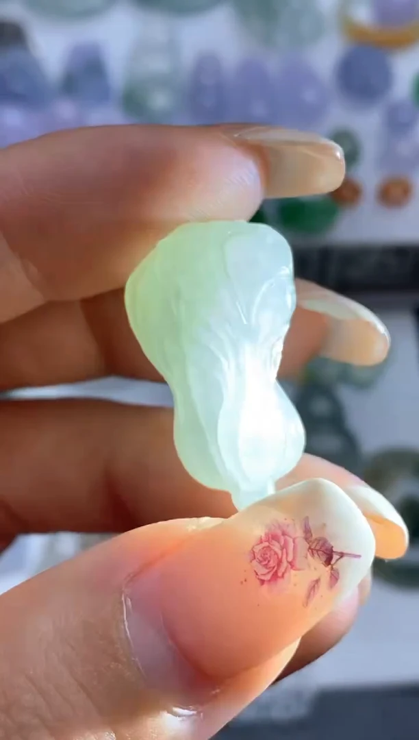 定制翡翠未镶嵌翡翠毛货~