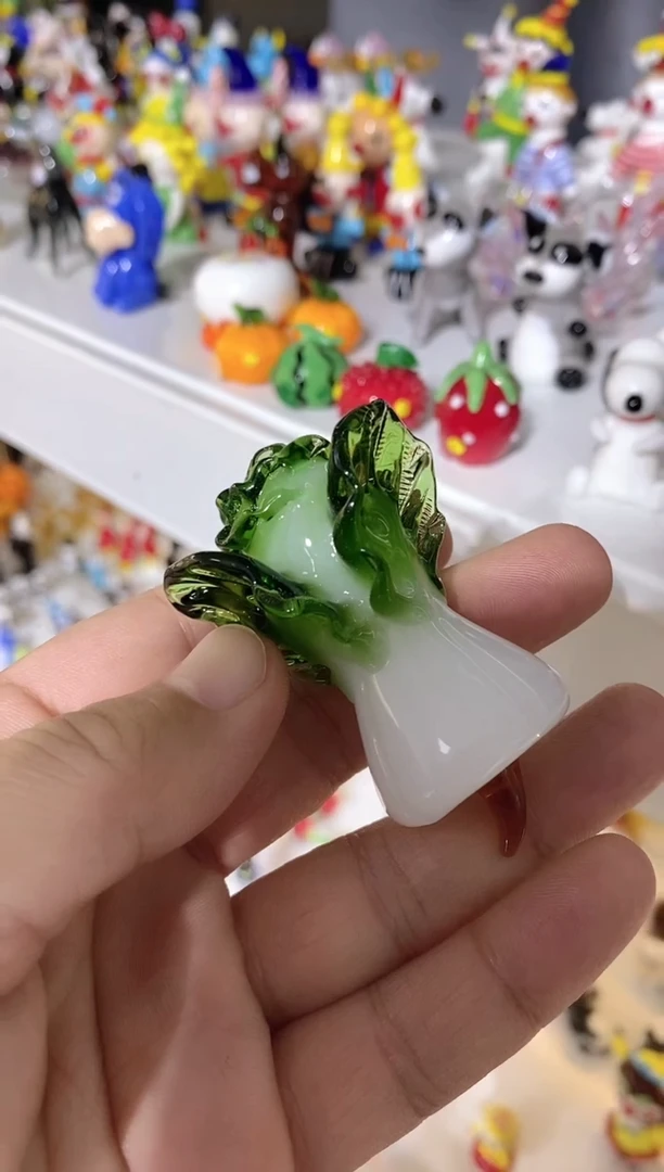 琉璃手工艺品小白菜