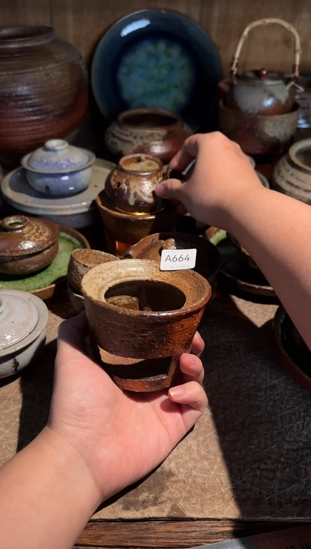 A664破碎感泥料非柴烧，跑单禁拍，微裂不影响使用