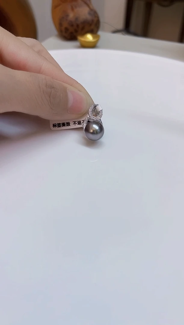 银S925镶嵌颈饰海水珍珠11mm