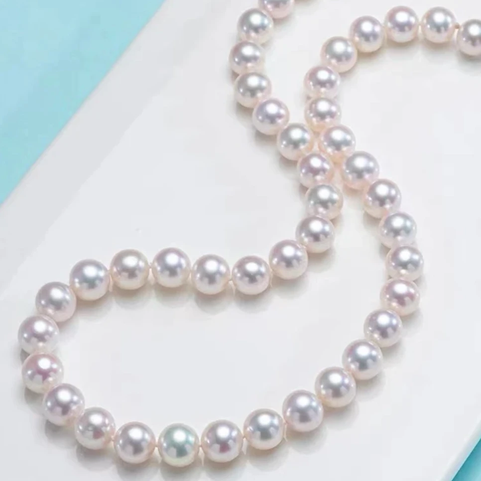 【收藏品质】无核赛澳白 “珍珠皇后” 9-11mm  天然淡水白珠全珠链